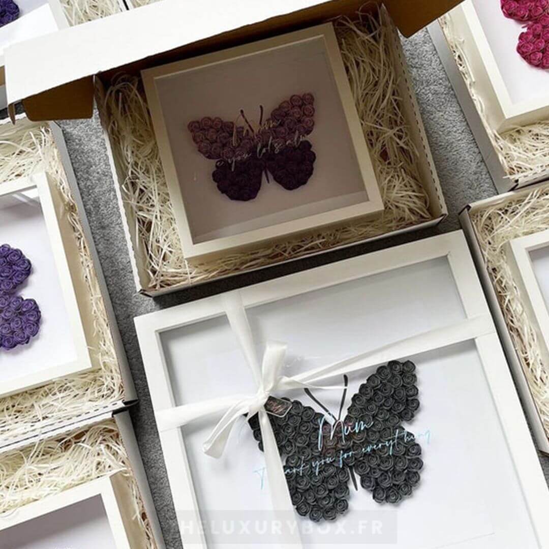 The Frame Box (10) Cadre avec fleurs