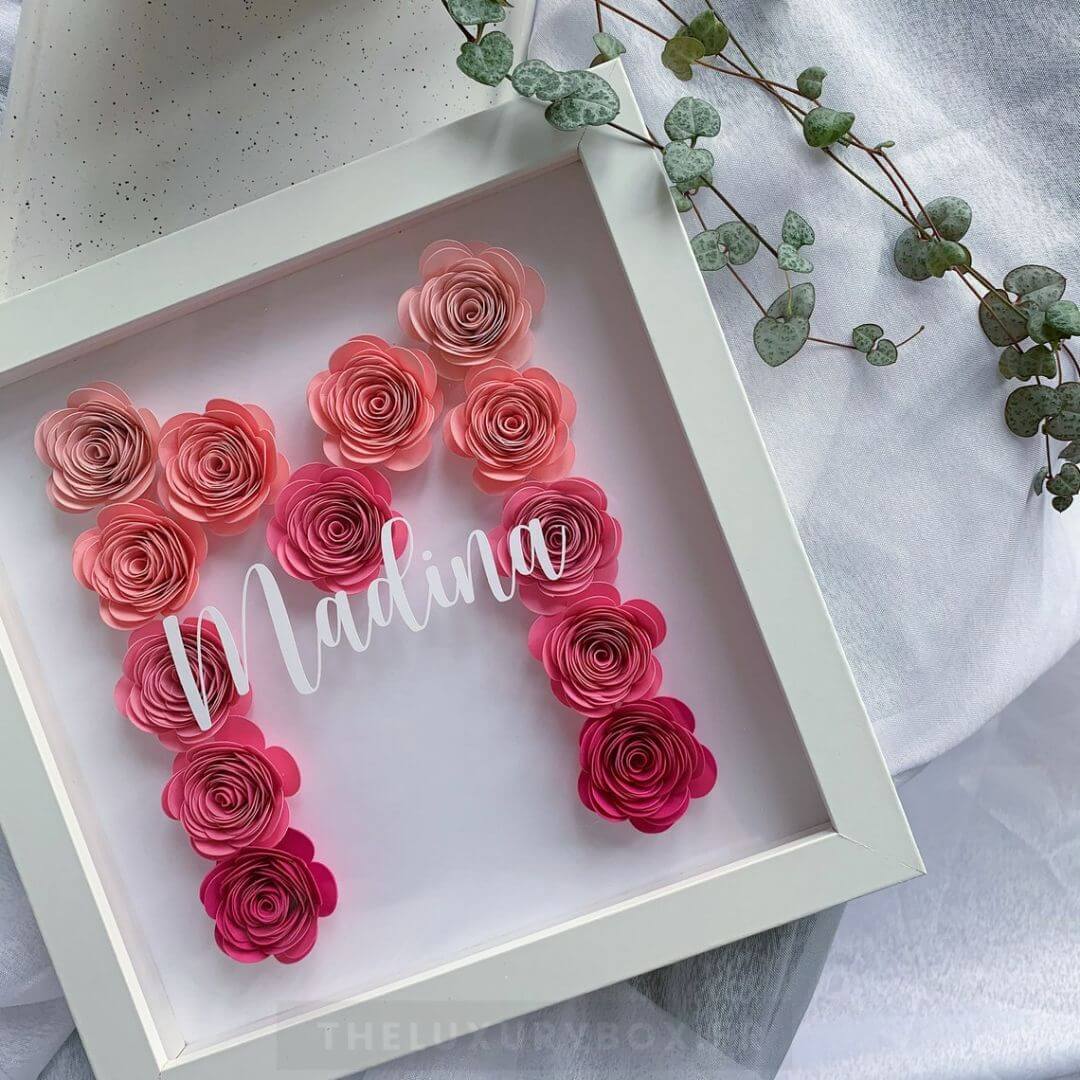 The Frame Box (3) Cadre avec fleurs