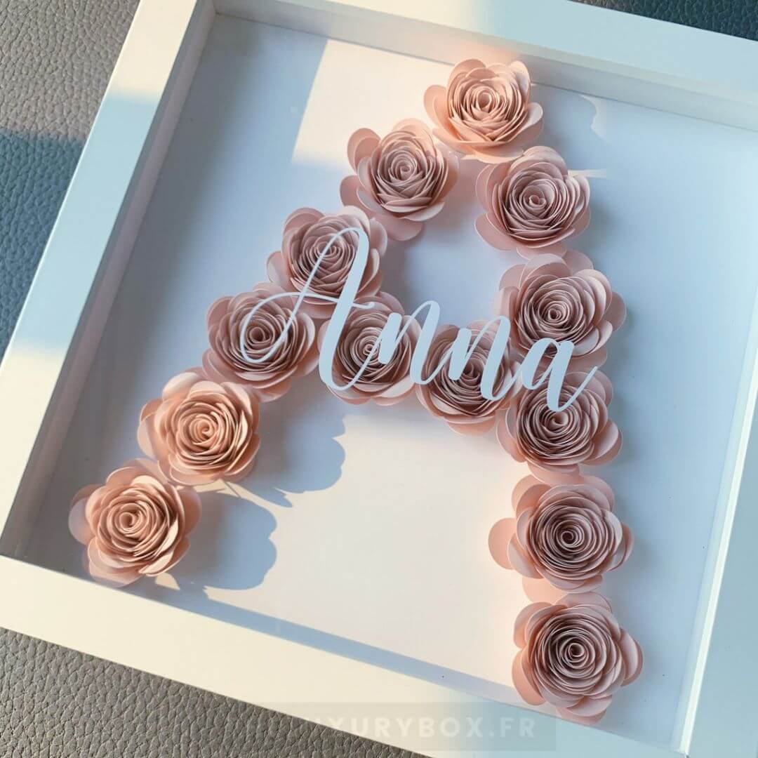 The Frame Box (4) Cadre avec fleurs