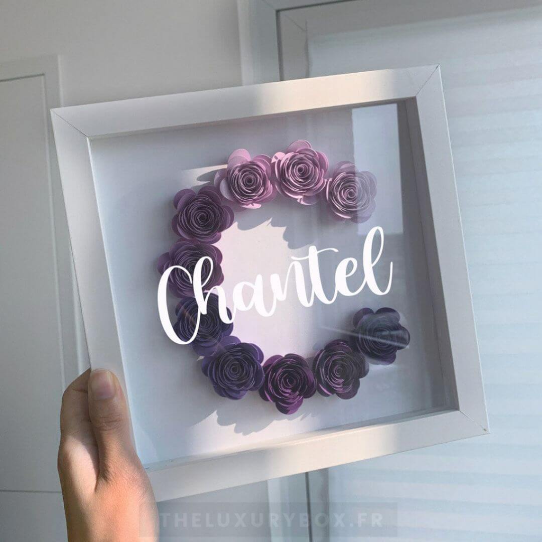 The Frame Box (5) Cadre avec fleurs