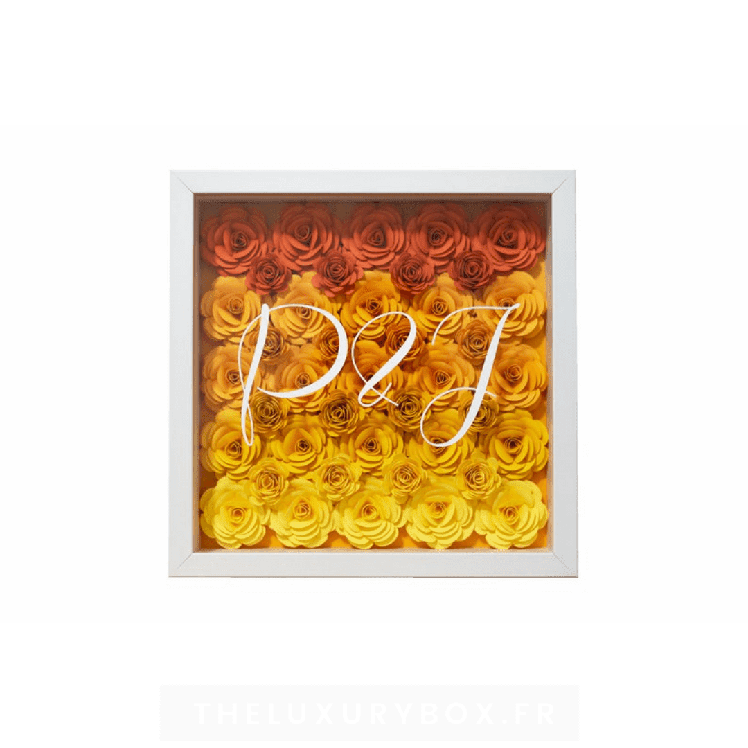 The Frame Box (8) Cadre avec fleurs