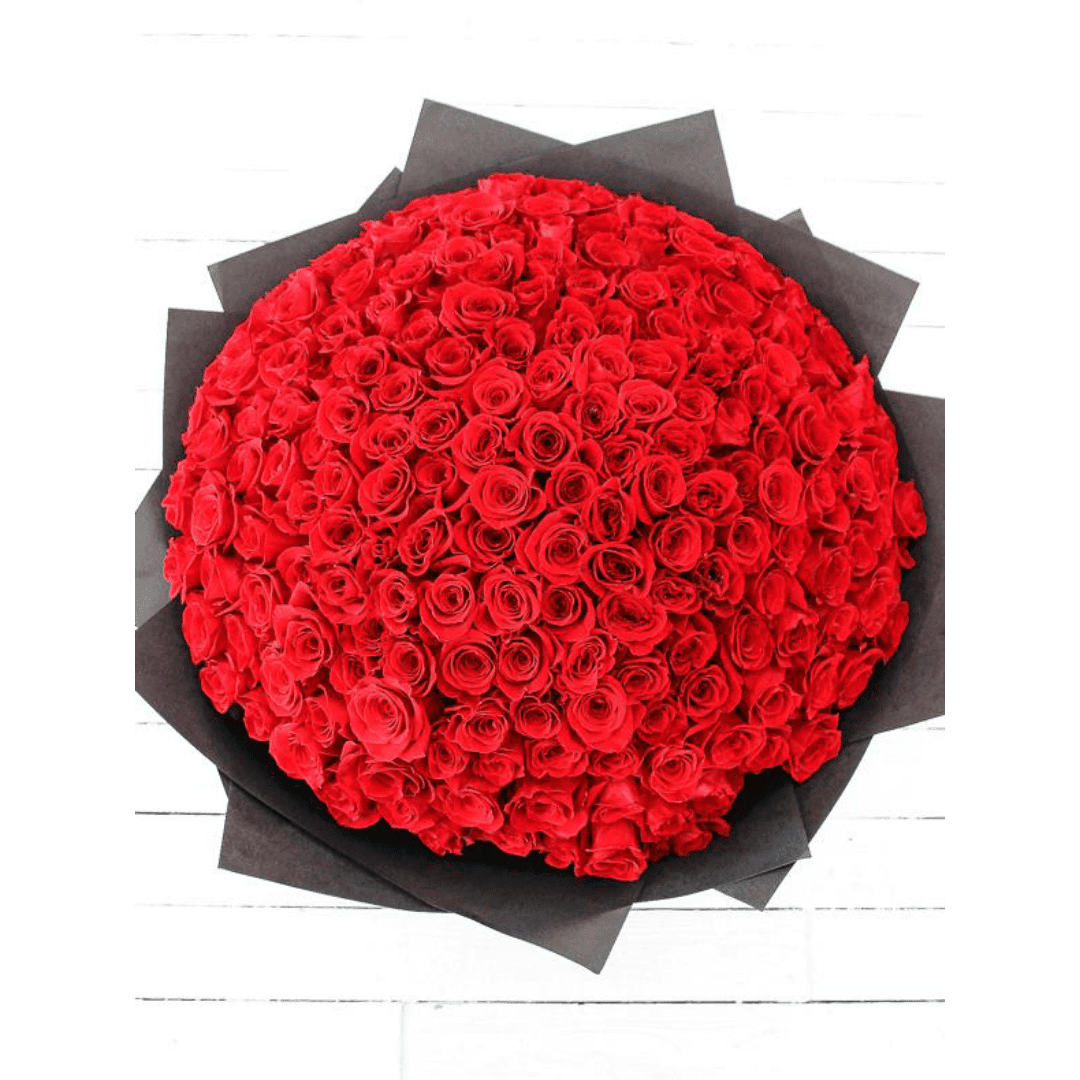 Bouquet de roses rouge 365 (3) Bouquet de roses rouge 365 3 | The Luxury Box