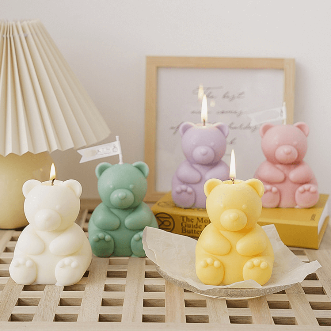 The Candle Bear (1) Bougie artisanale