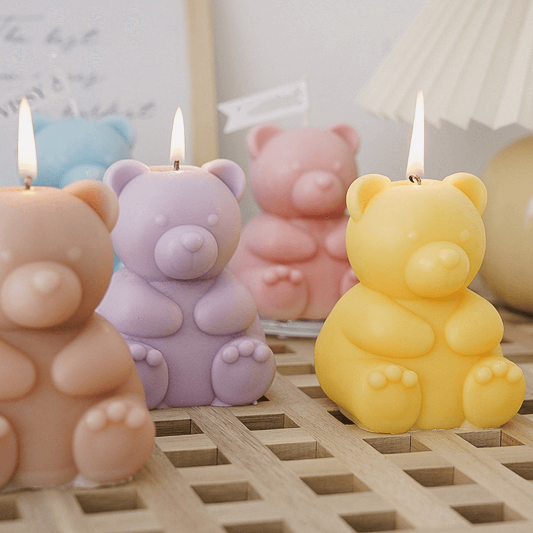 The Candle Bear (7) Bougie artisanale