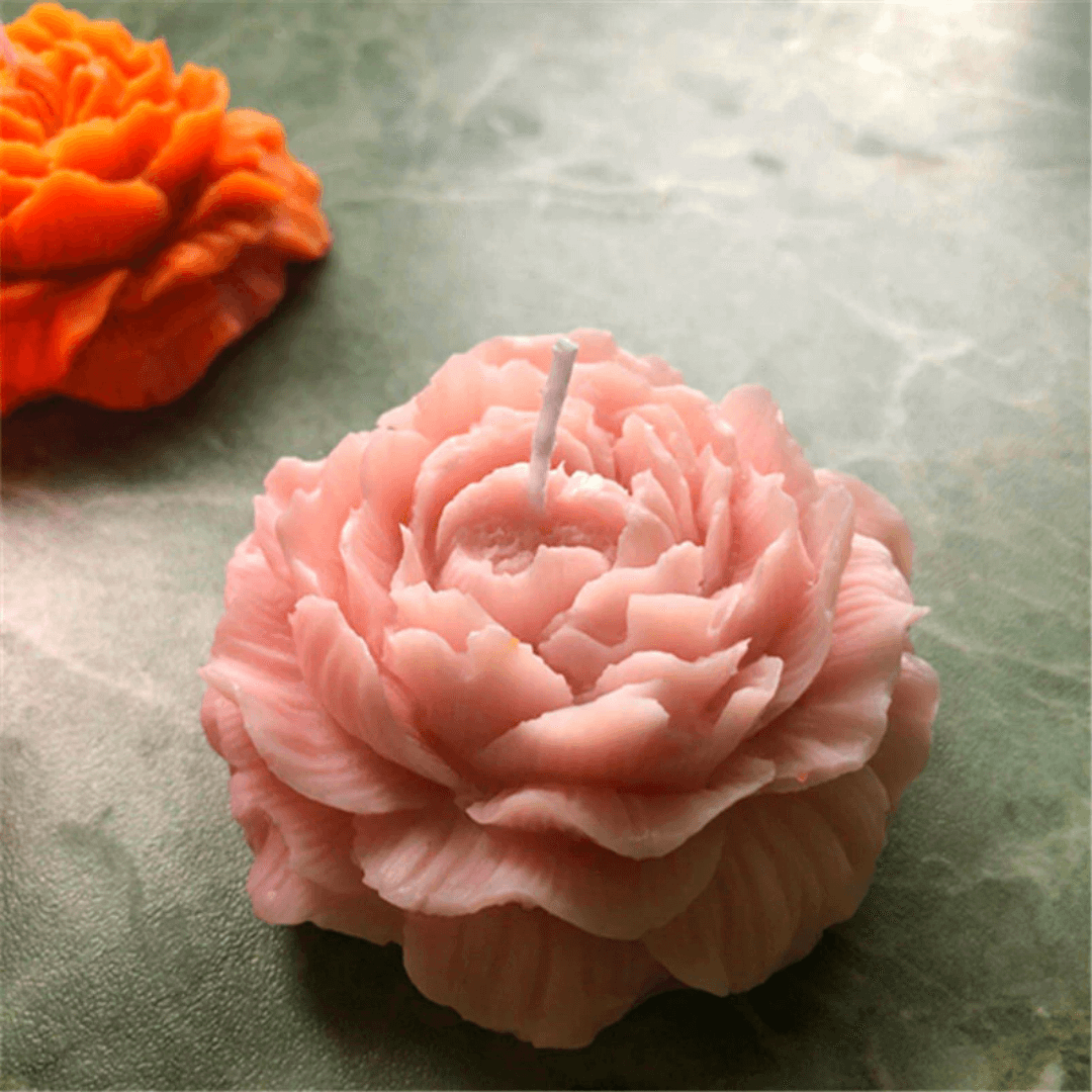 The Candle Flower (3) Bougie artisanale