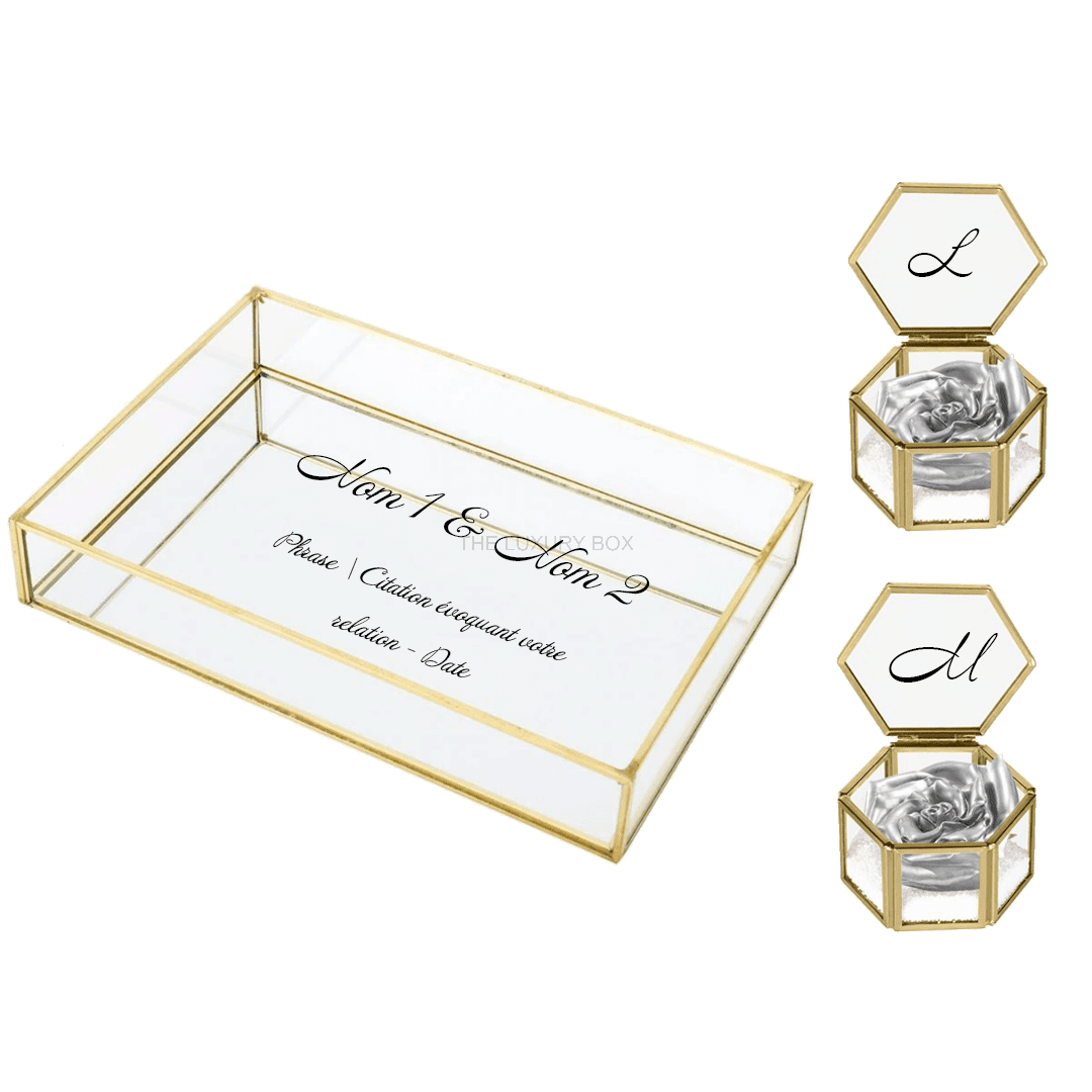 Plateau mariage rectangle (4) Plateau mariage rectangle 4 | The Luxury Box