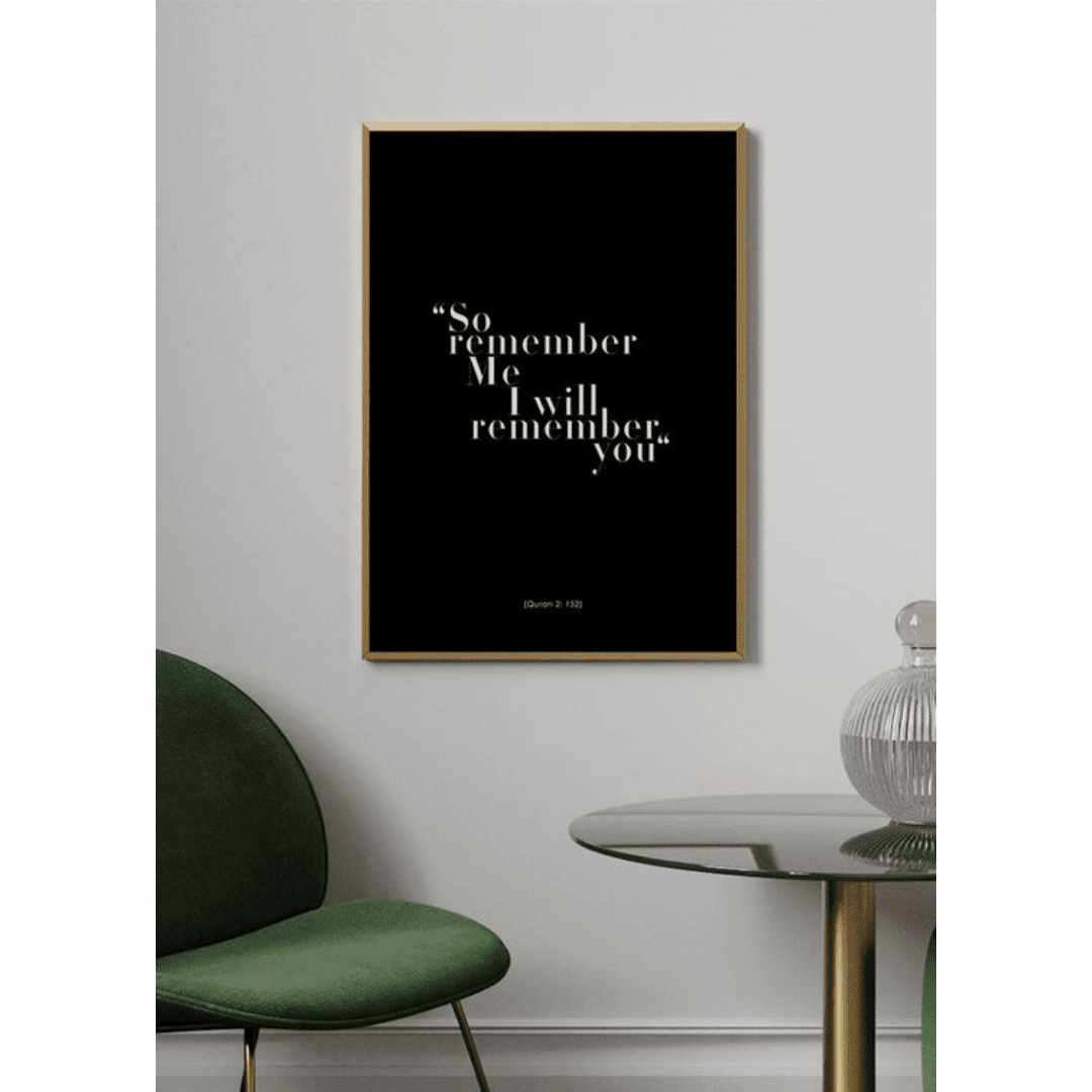 Poster Muslim So Remember (1) Poster Muslim So Remember 1 | The Luxury Box