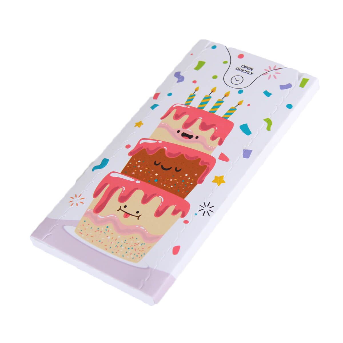 Carte Surprise Explosion de confettis Birthday cake2 Carte Surprise Explosion de confettis