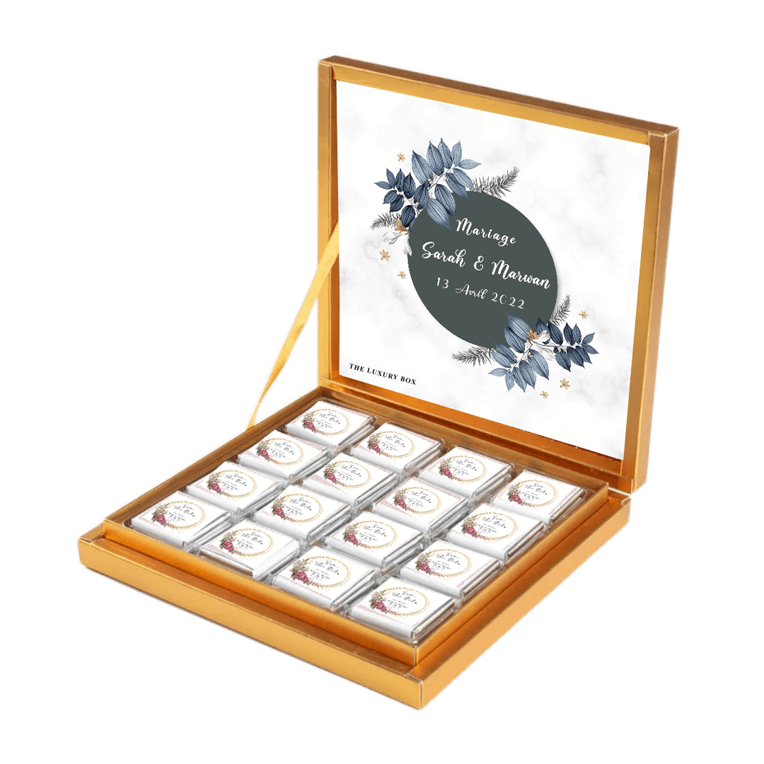 Coffret de chocolats personnalisé Coffret de chocolats personnalisé