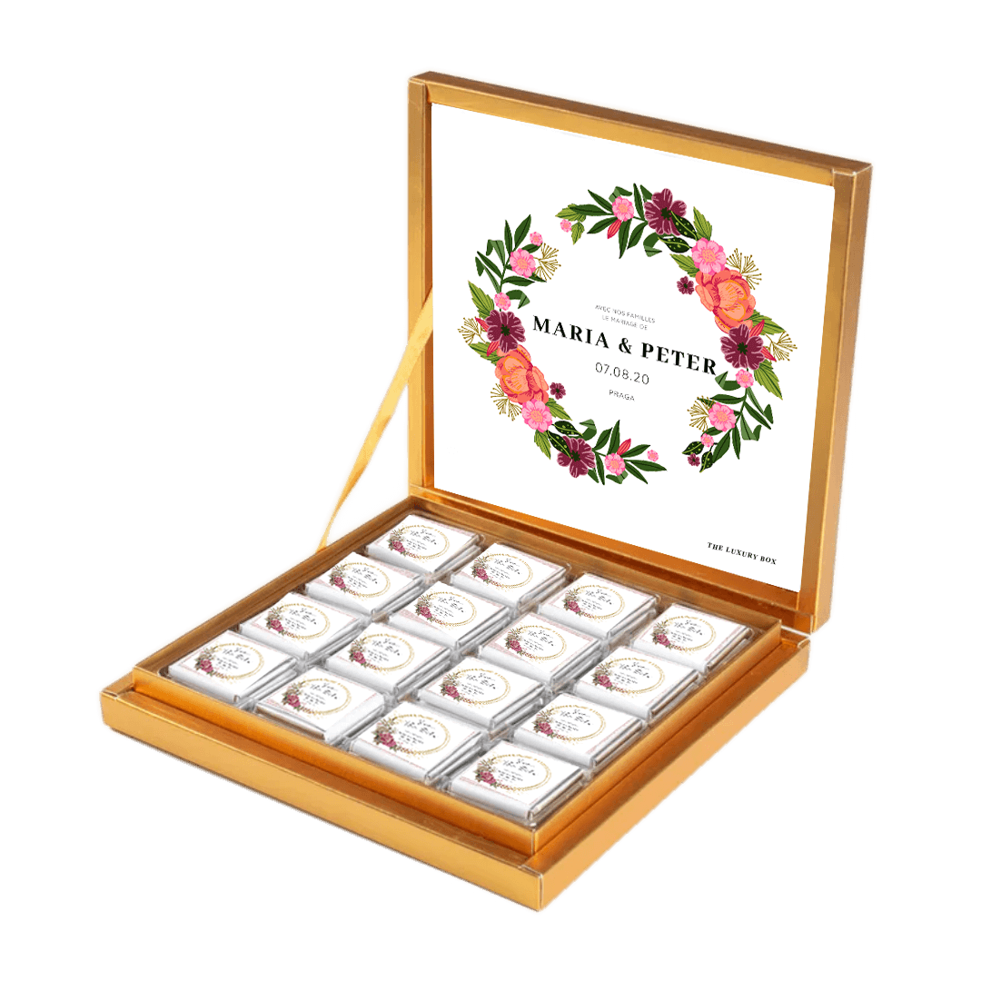 Coffret de chocolats personnalisé Coffret de chocolats personnalisé