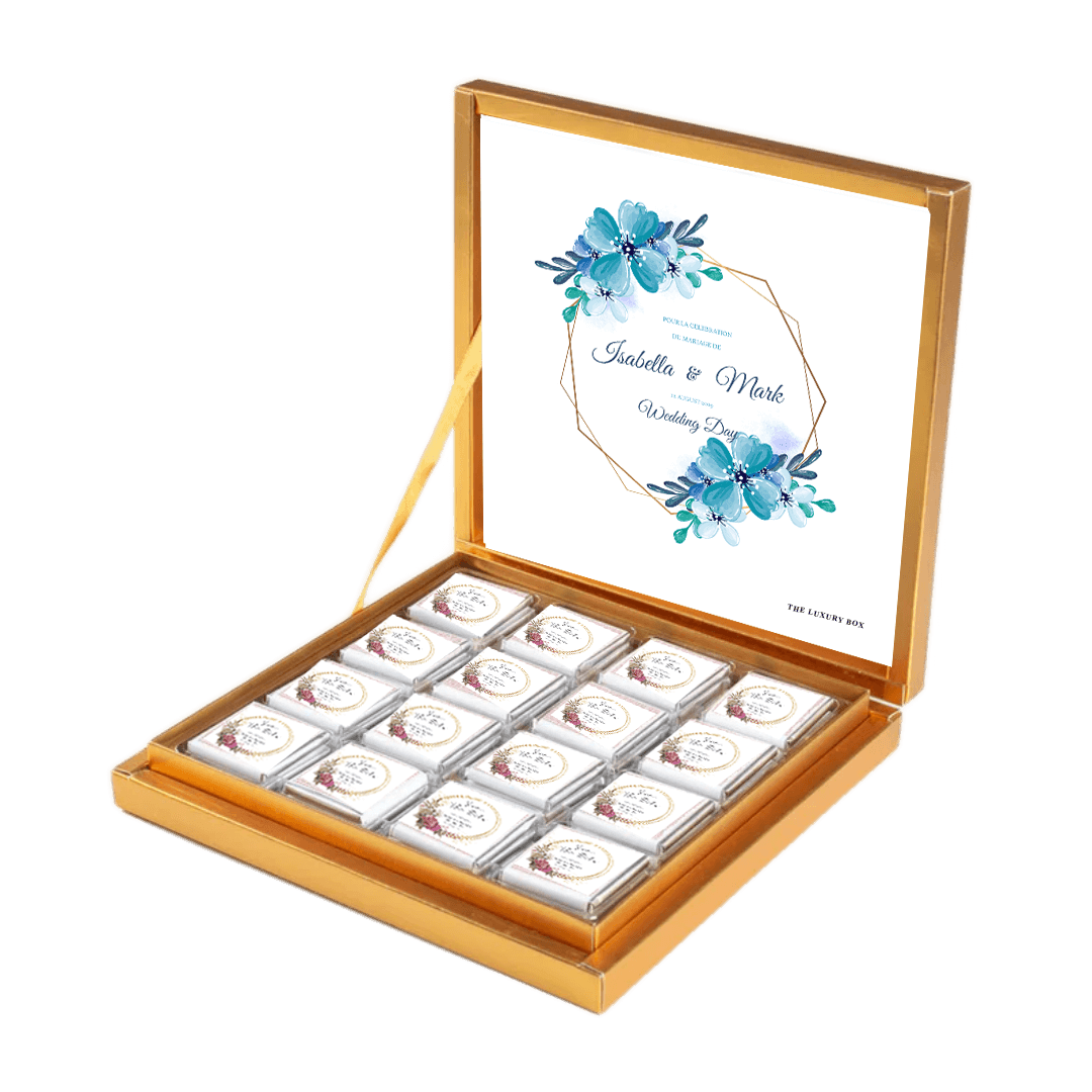 Coffret de chocolats personnalisé Coffret de chocolats personnalisé