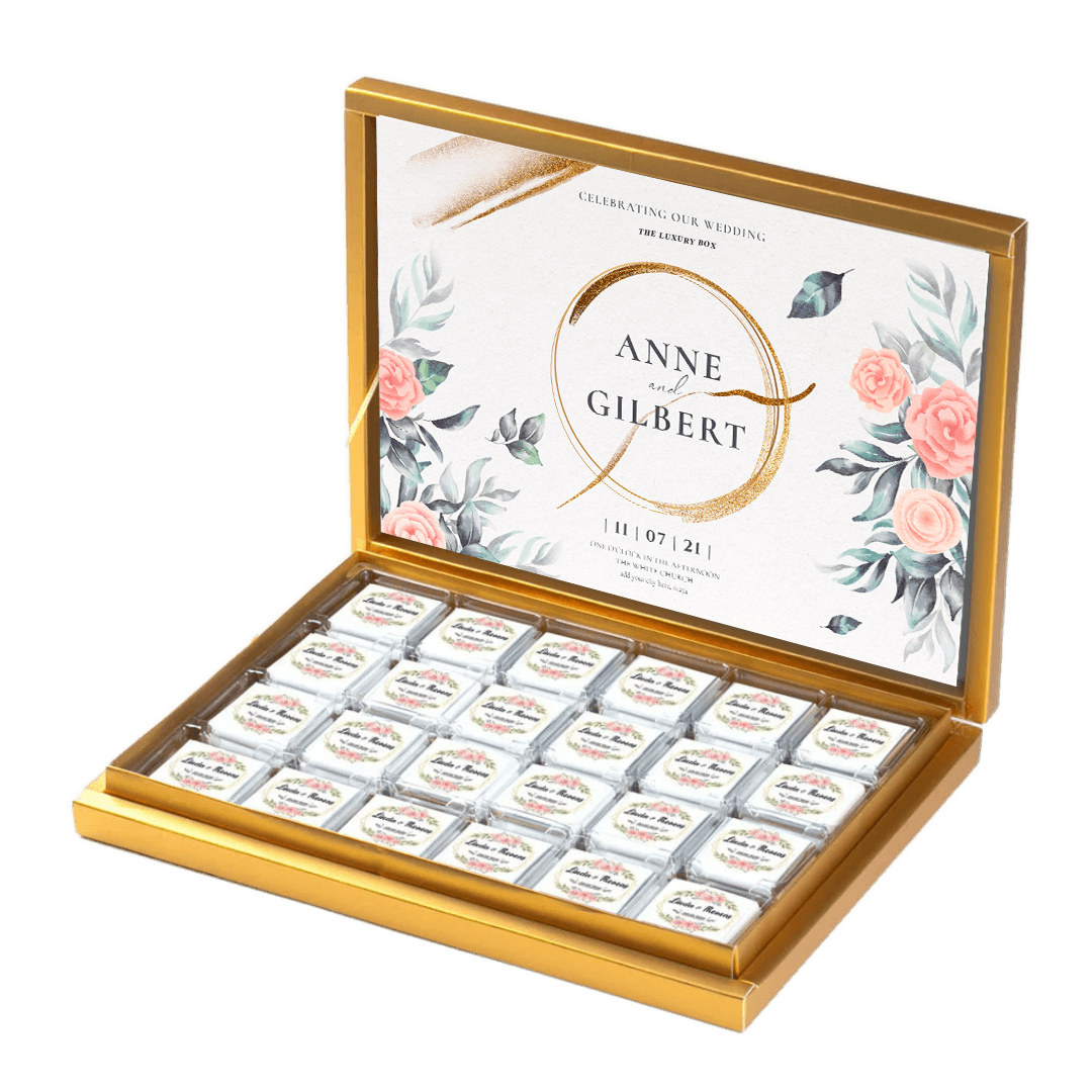 Coffret de chocolats personnalisé Coffret de chocolats personnalisé