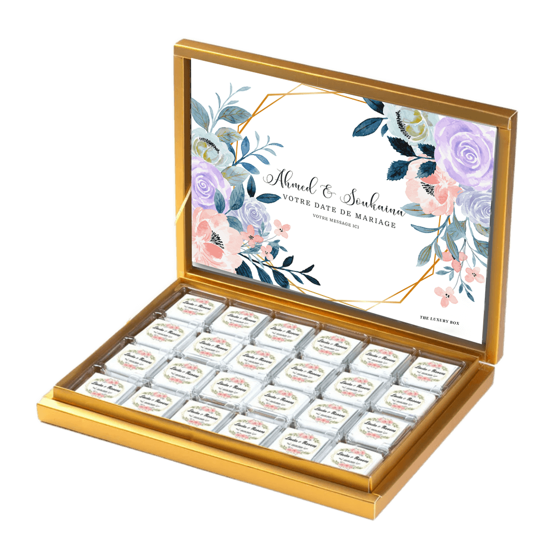 Coffret de chocolats personnalisé Coffret de chocolats personnalisé
