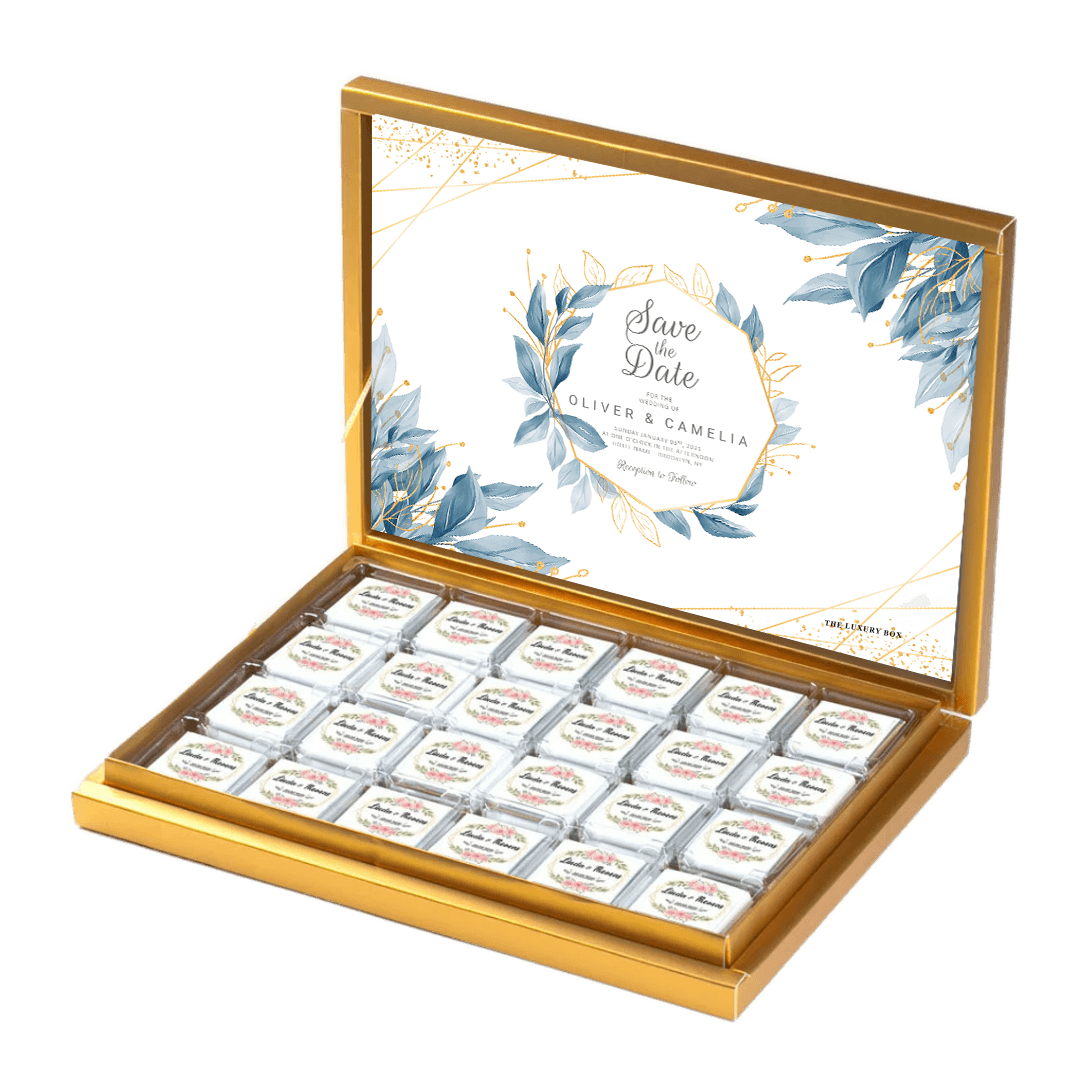 Coffret de chocolats personnalisé Coffret de chocolats personnalisé