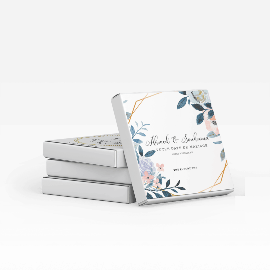 Chocolats personnalisés (1) Coffret de chocolats personnalisable