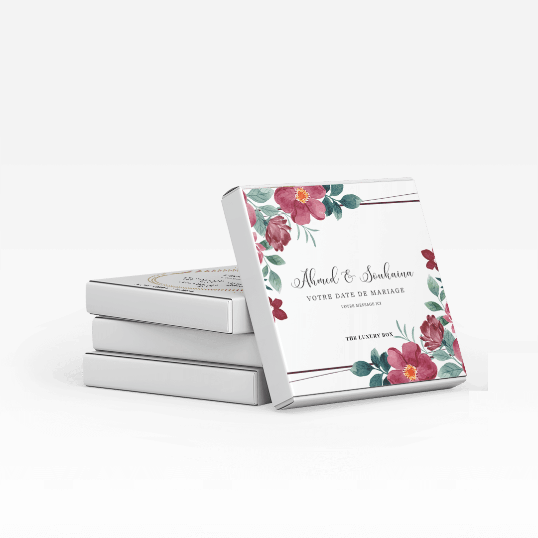 Chocolats personnalisés (10) Coffret de chocolats personnalisable