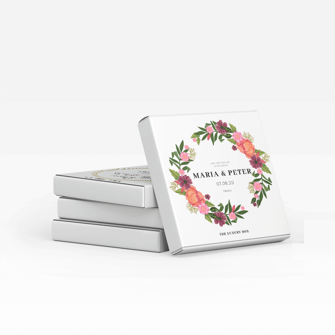 Chocolats personnalisés (6) Coffret de chocolats personnalisable