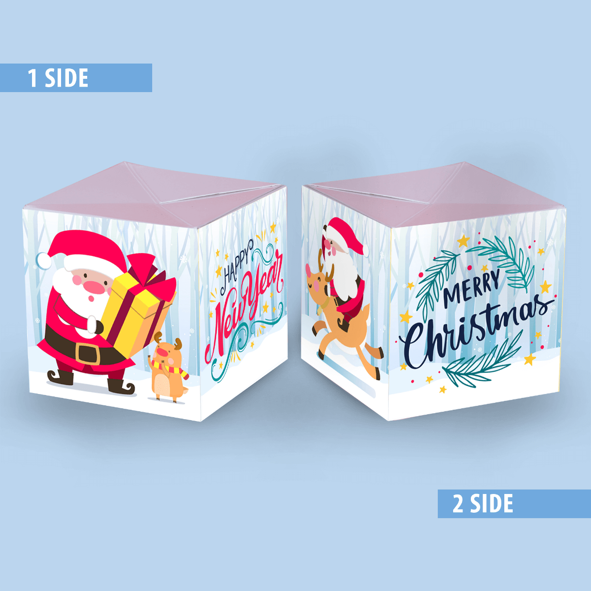 Carte Surprise Explosion de confettis Christmas3 Carte Surprise Explosion de confettis
