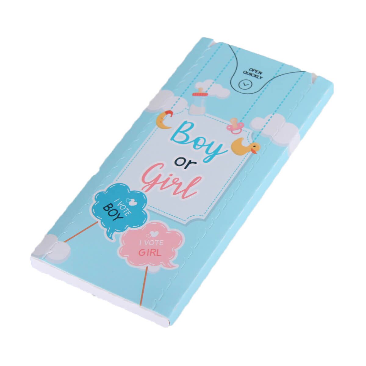 Its a Boy3 Carte Surprise Explosion de confettis