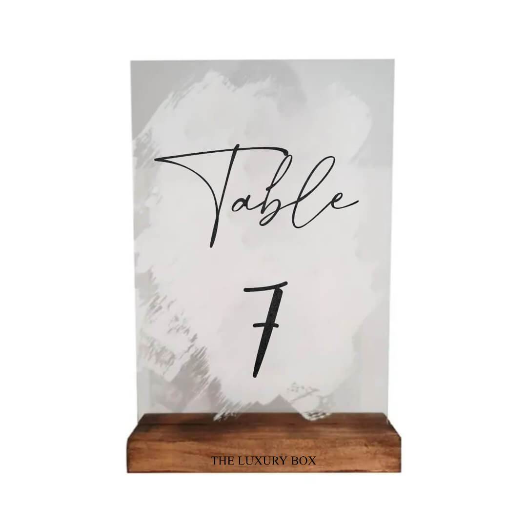 Numéro de table (2) Numero de table 2 | The Luxury Box