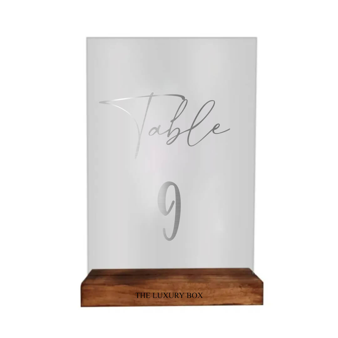 Numéro de table (6) Numero de table 6 | The Luxury Box