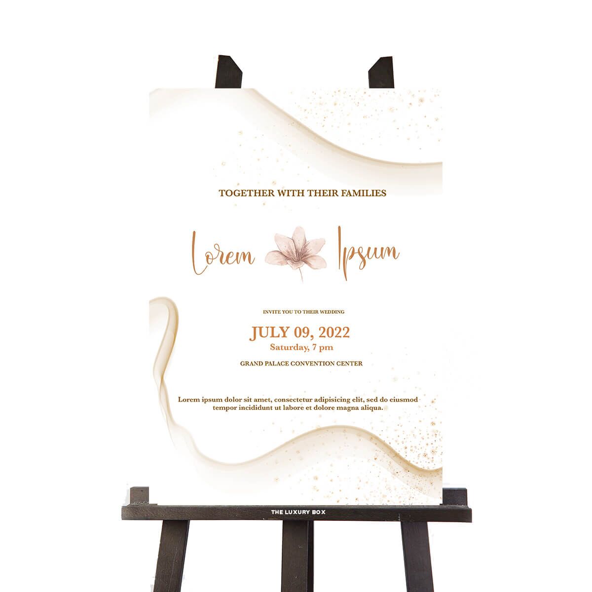 The Sign Box (15) Panneau welcome mariage