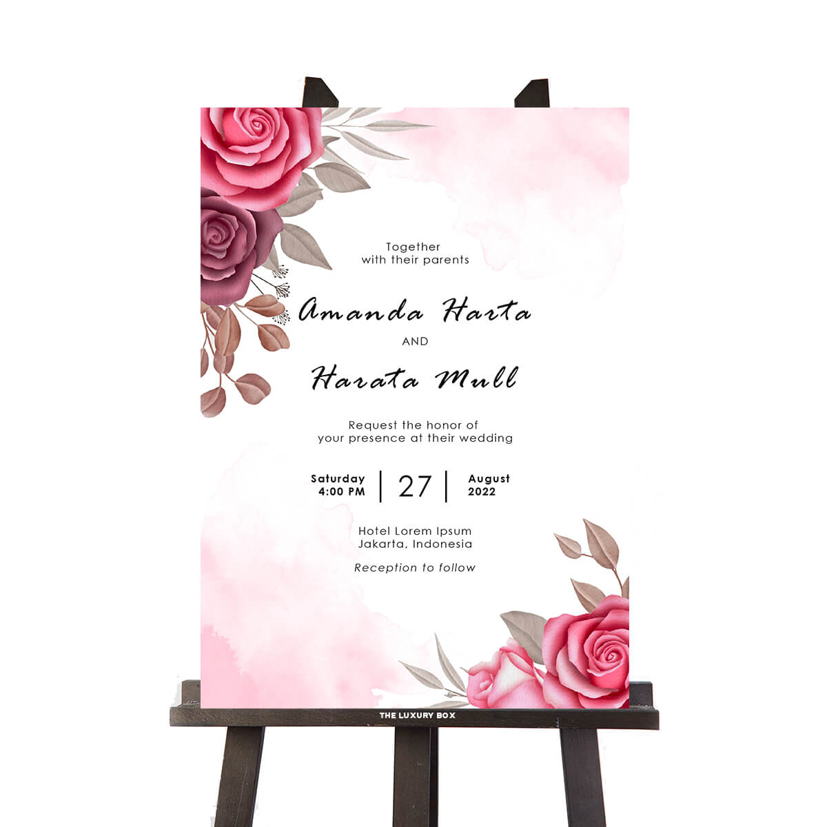 The Sign Box (5)I Panneau welcome mariage