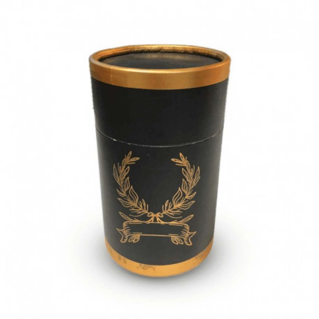 coffret-cadeau-priere-tapis-et-chapelet-de-luxe-boite-ronde-doree-noir Coffret tapis de priere