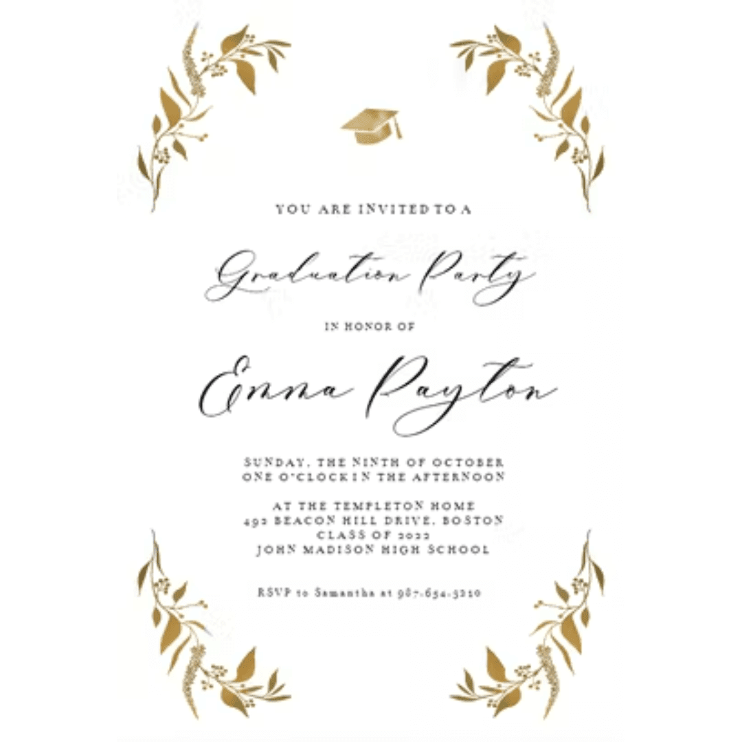 Invitation pour vos cérémonies Invitation pour vos cérémonies