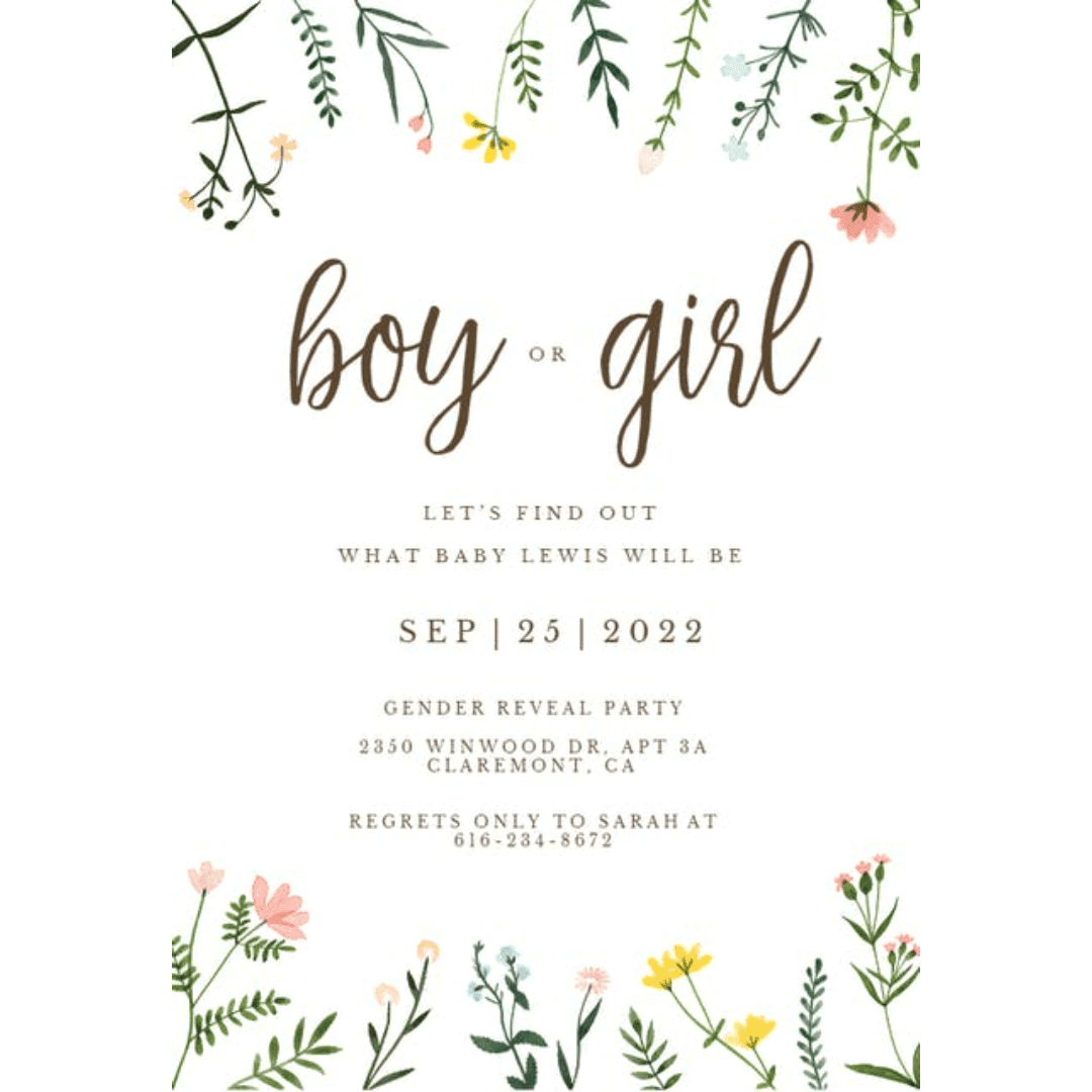 Invitation pour vos baby shower Invitation pour vos baby shower