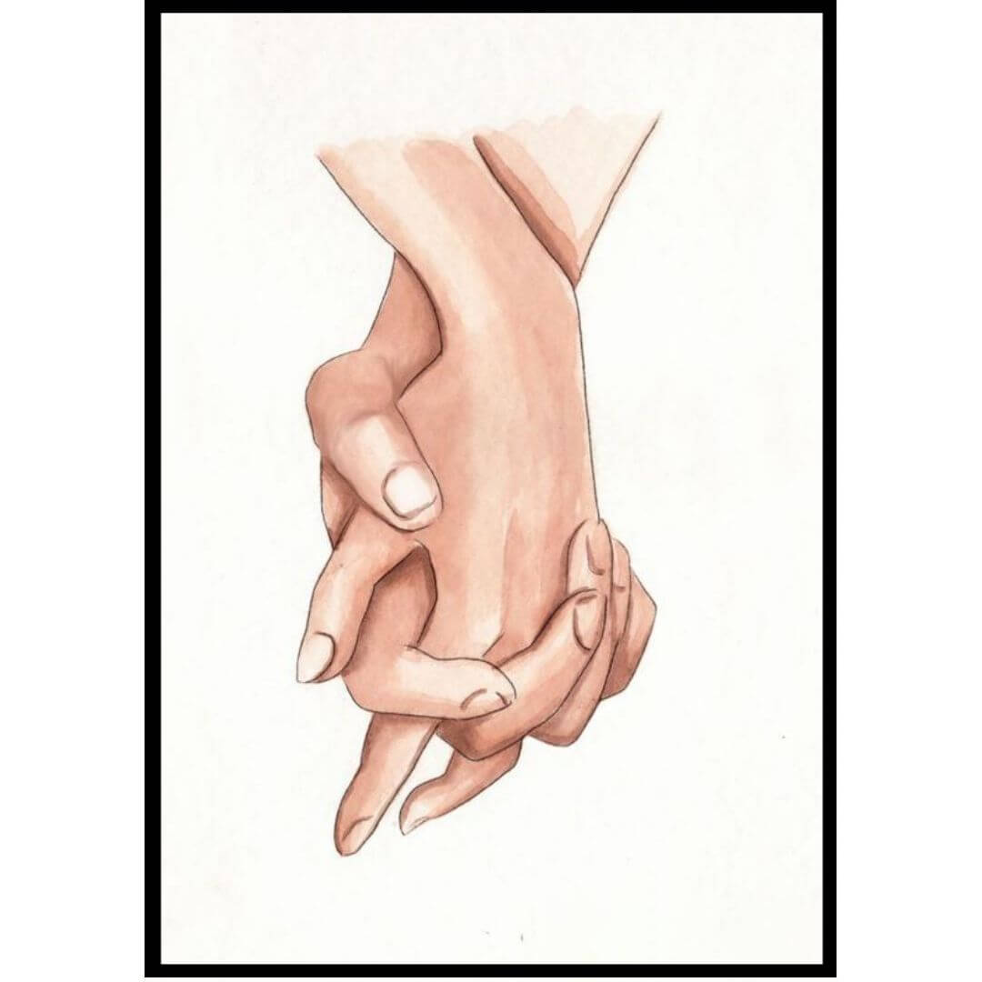 Hand Poster Box Cadre personnalisable