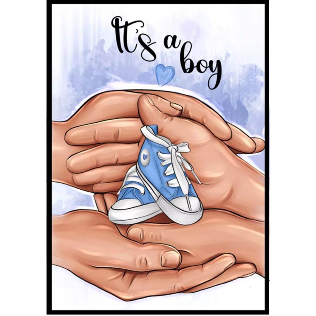 It's-a-boy-OK Cadre personnalisable