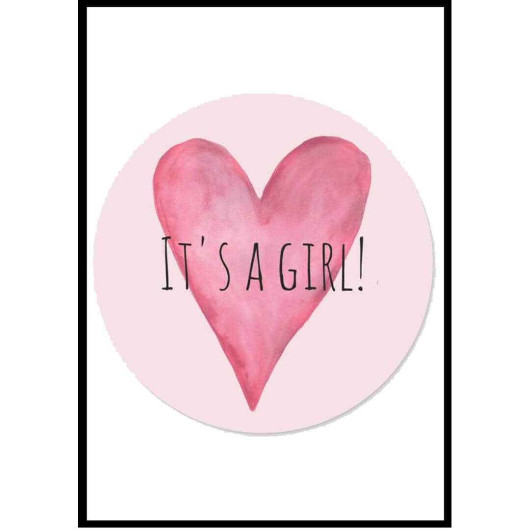 It's-a-girl Cadre personnalisable
