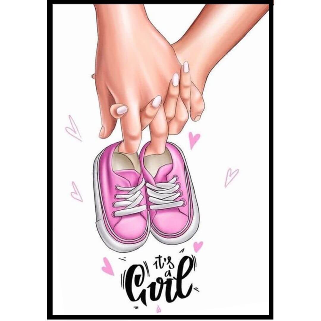 It's-a-girl2 Cadre personnalisable