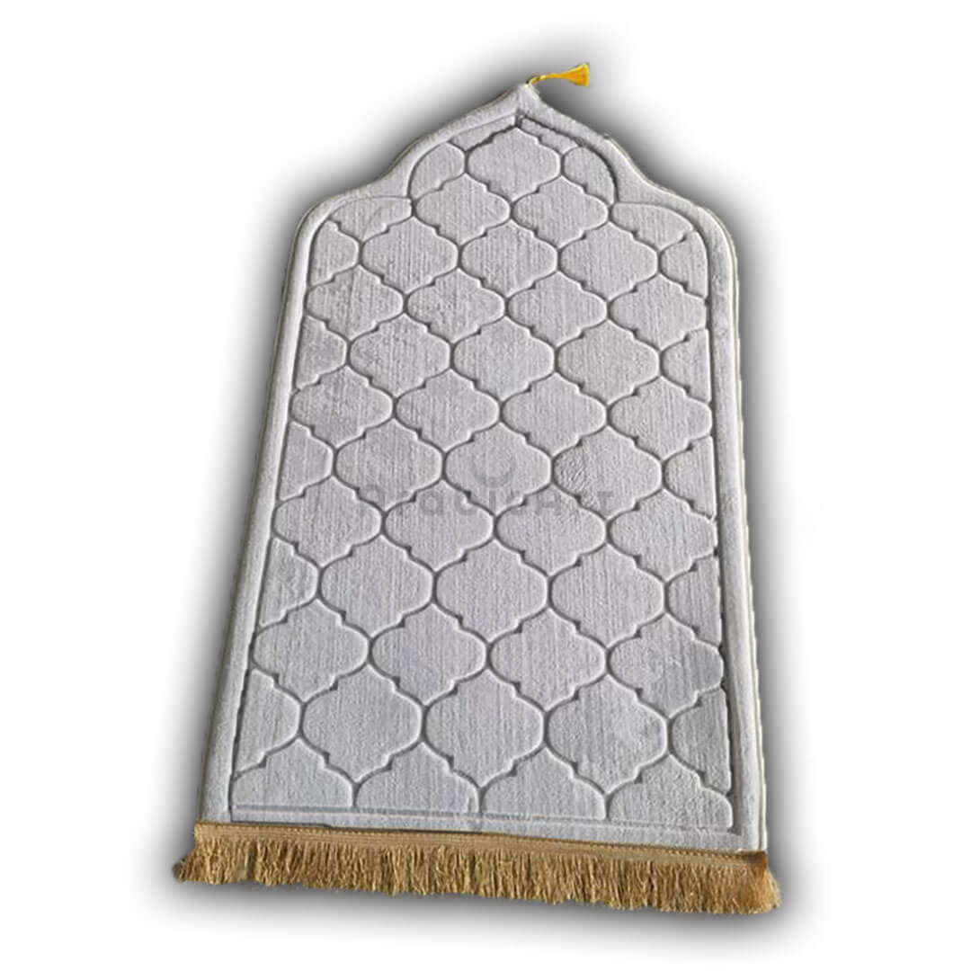 Tapis-Arabesque-Blanc.jpg Tapis de prière personnalisable à offrir