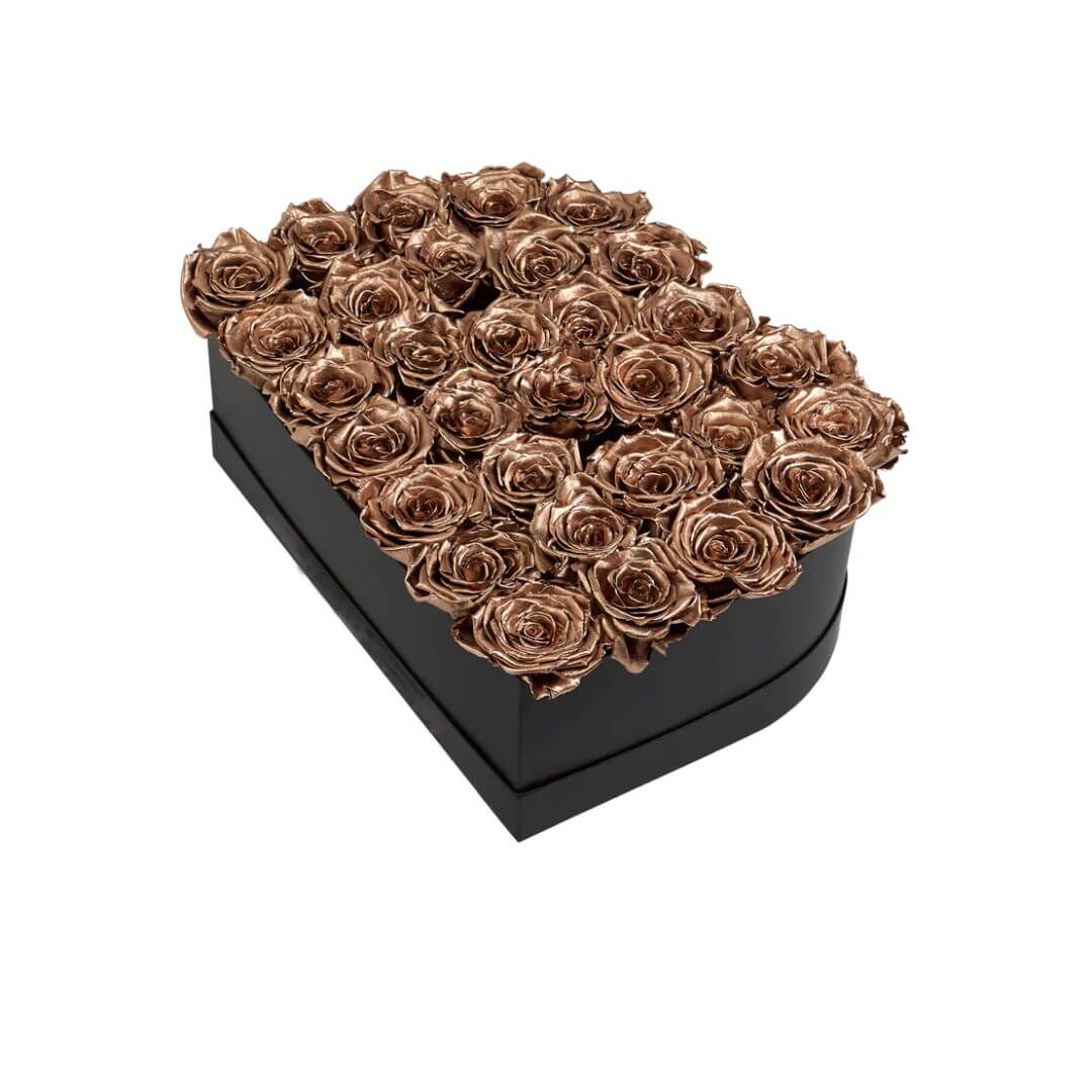 B_gold Lettre de Roses en or