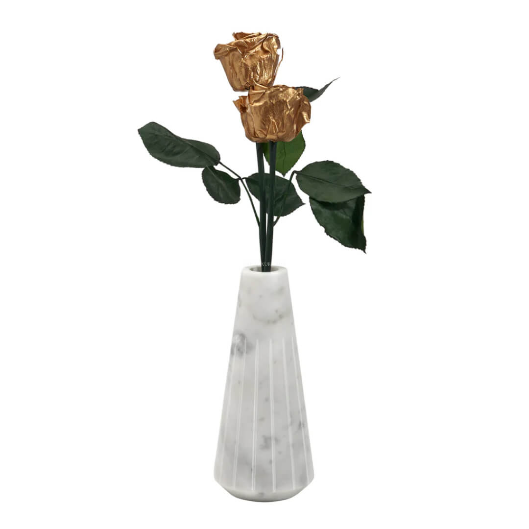 Bouquet de fleurs Deluxe (2) Vase de Roses