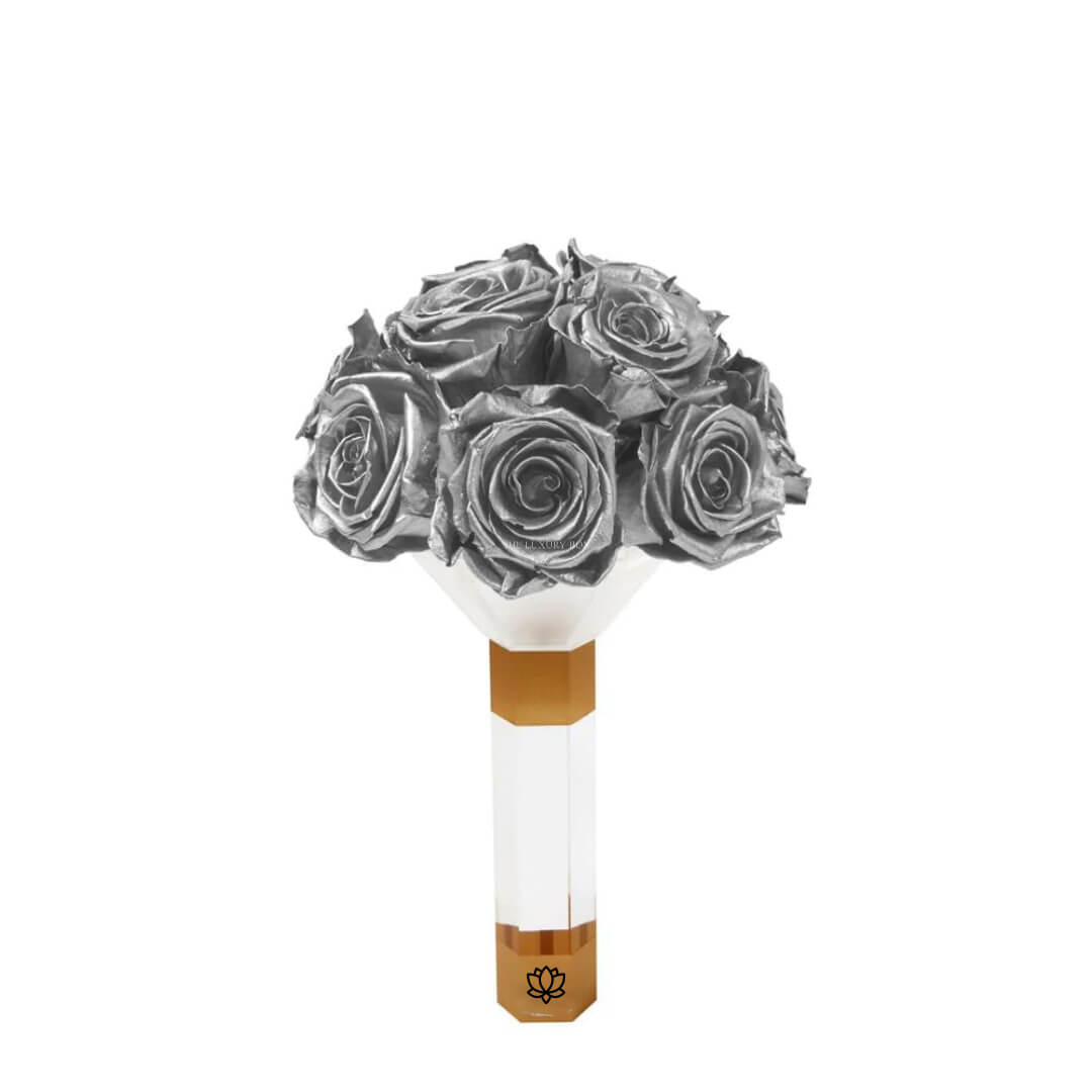 Bouquet de fleurs en or (4) Bouquet de Roses Deluxe