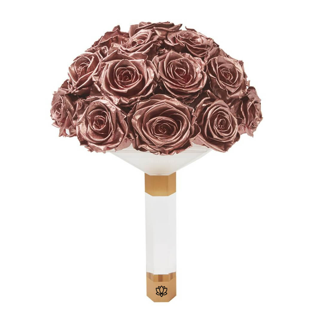 Bouquet de fleurs en or (6) Bouquet de Roses Deluxe