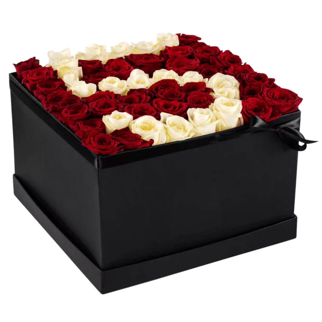 Coffret Letter (1) Coffret de fleurs Lettre