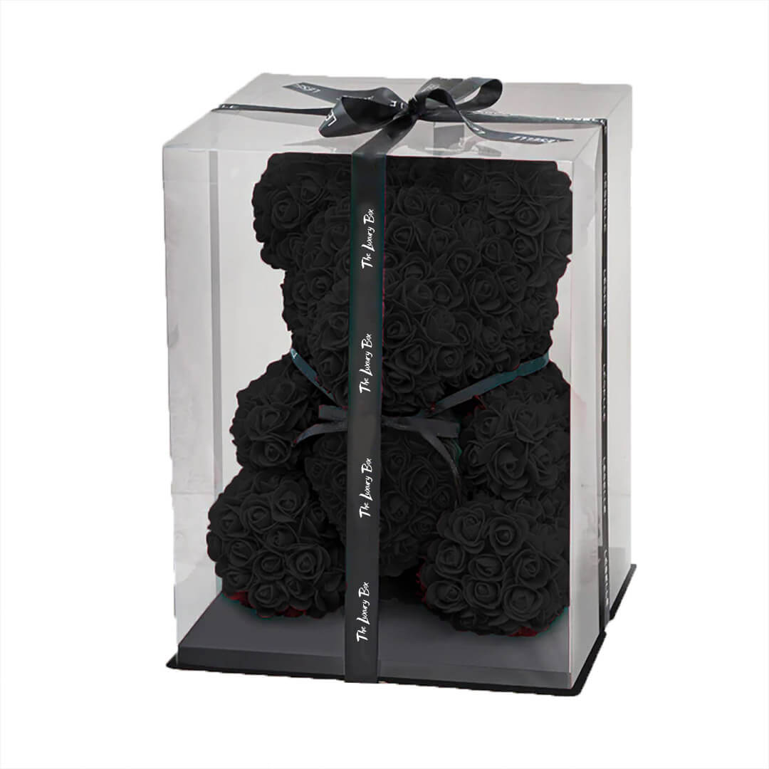 Coffret de fleurs noir Coffret de fleurs noir | The Luxury Box