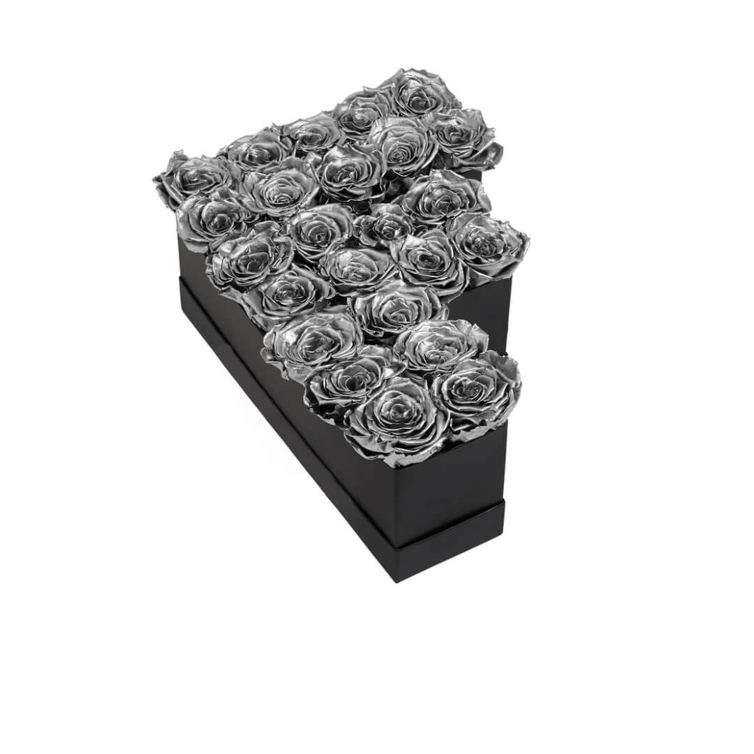 Lettre de Roses Silver F sliver | The Luxury Box