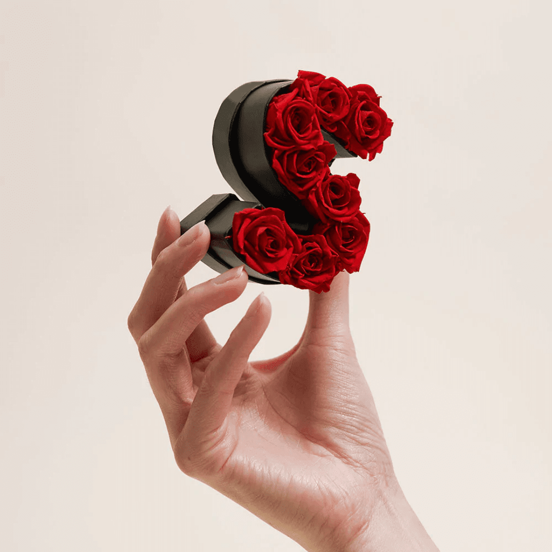 Little Letter Box by The Luxury Box (1) Coffret de fleurs éternelles lettre