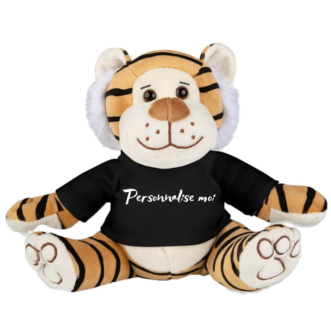 Tigre en peluche personnalisable Tigre en peluche personnalisable