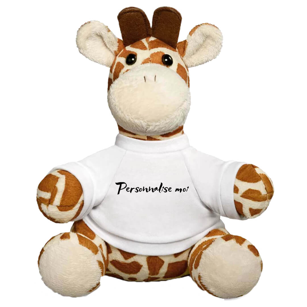 Girafe en Peluche personnalisable Girafe en Peluche personnalisable