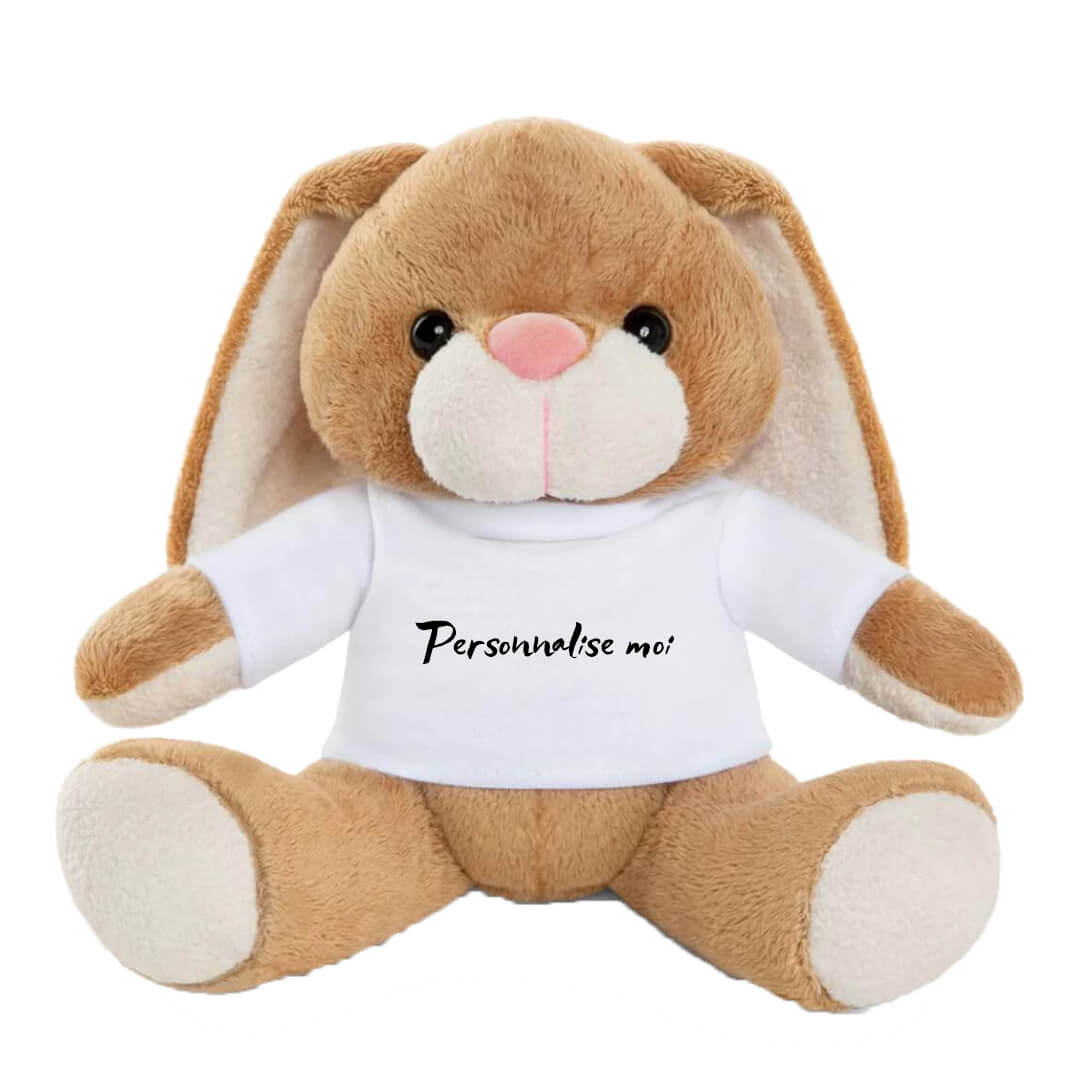 Lapin en Peluche personnalisable Lapin en Peluche personnalisable