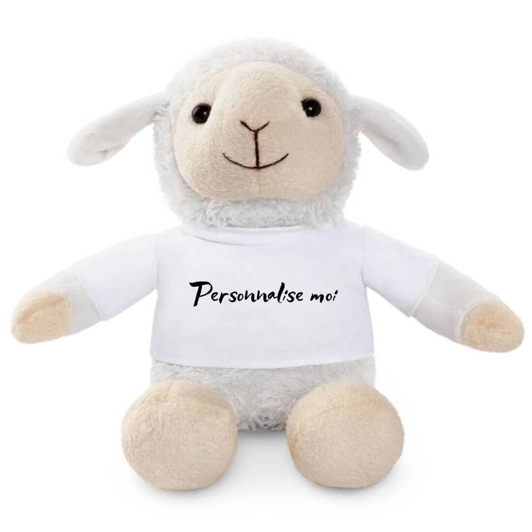 Mouton en peluche personnalisable Mouton en peluche personnalisable