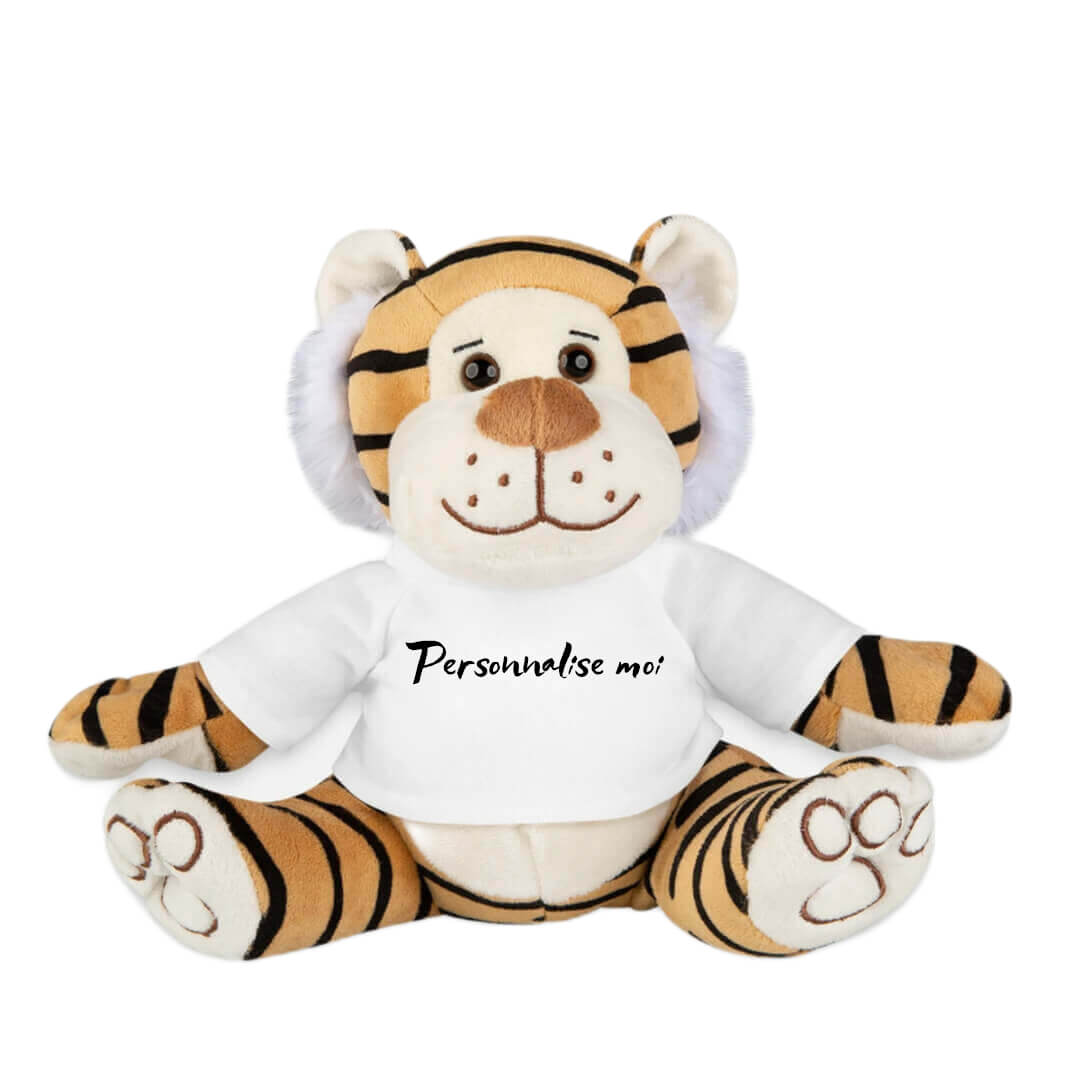 Tigre en peluche personnalisable Tigre en peluche personnalisable