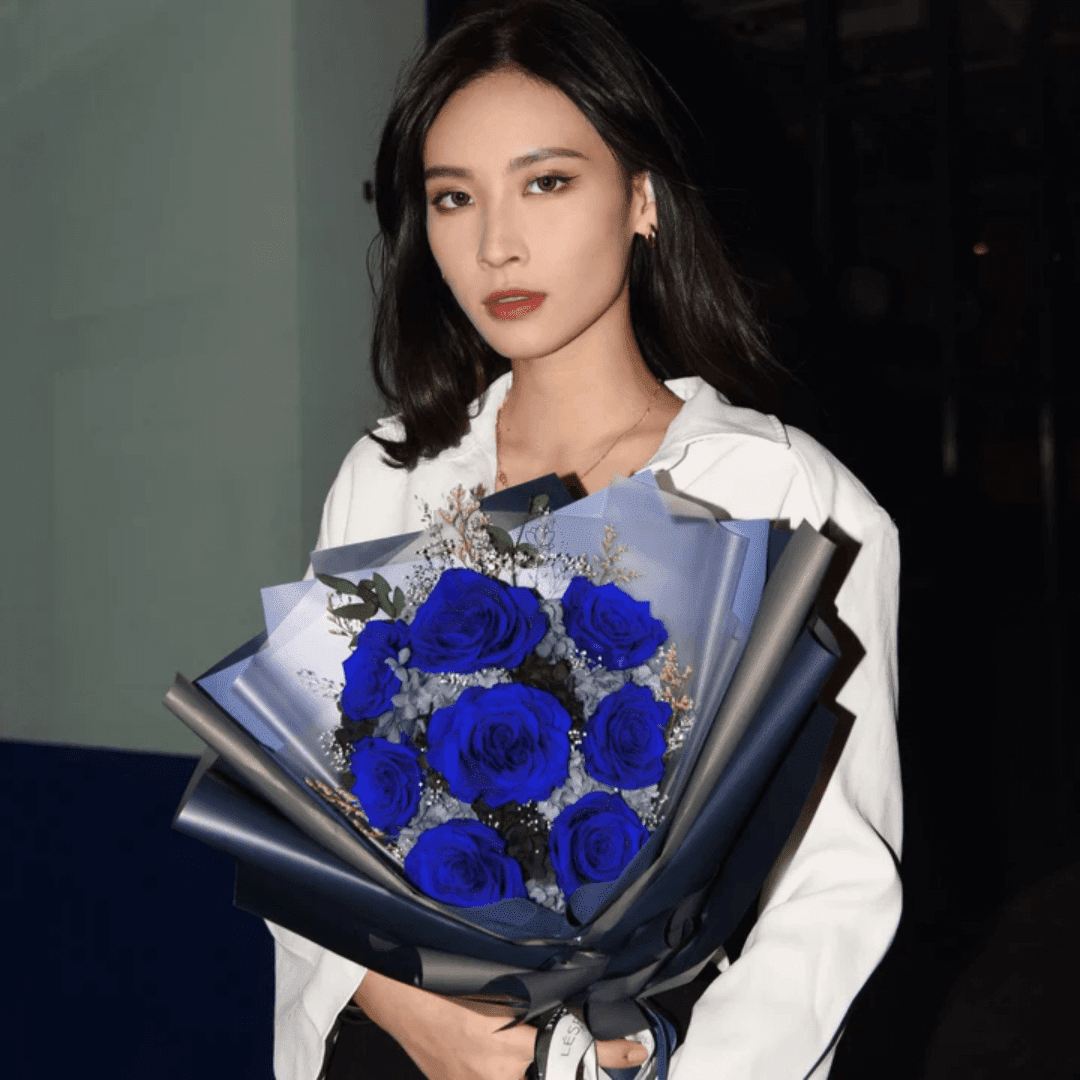 Bouquet de rose bleu Bouquet de rose bleu