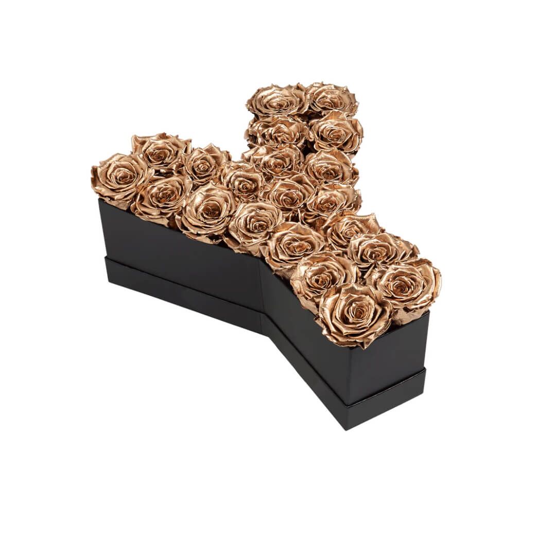 Y_gold Lettre de Roses en or